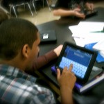 Students with iPads